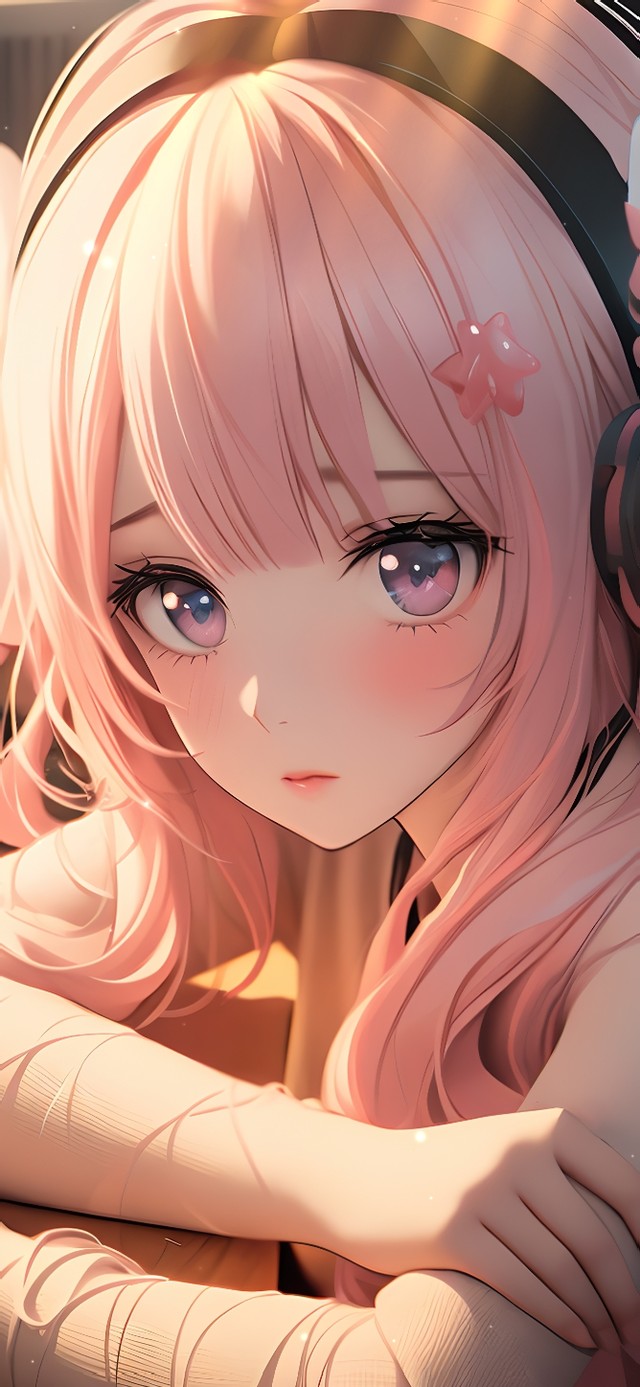 可爱电竞萝莉女孩