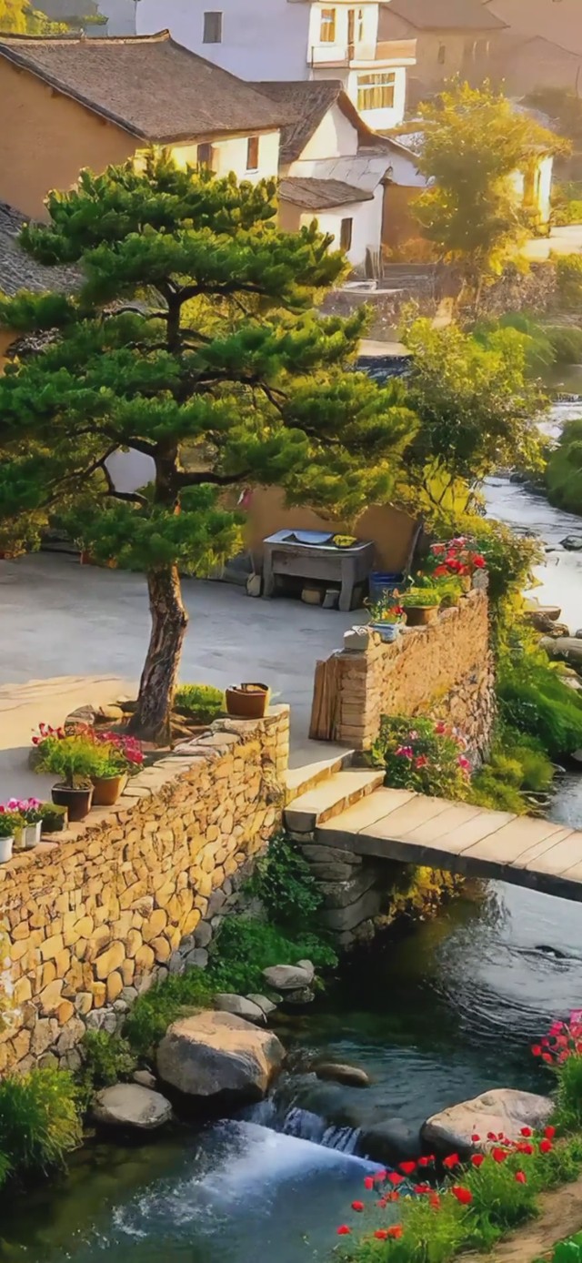 乡村溪流