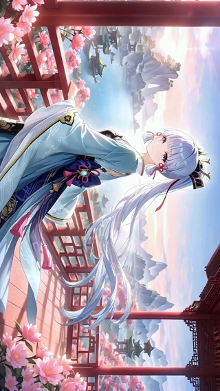 神里绫华丨高阁眺海丨