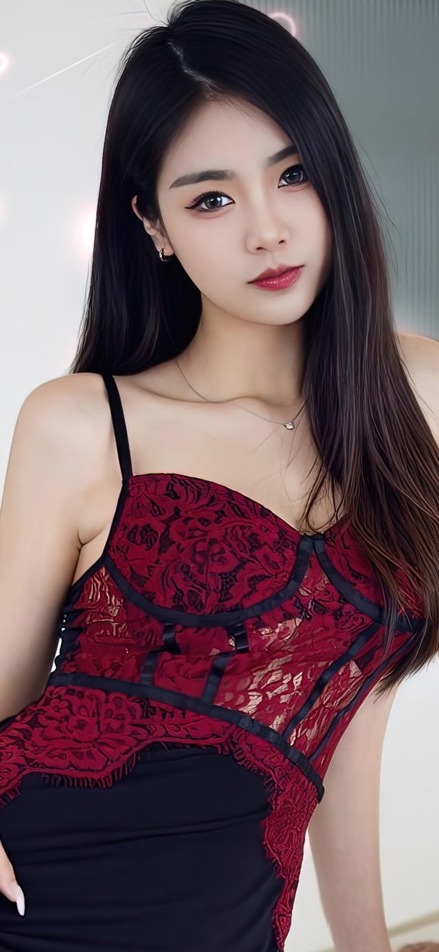 4K清纯性感长发美女