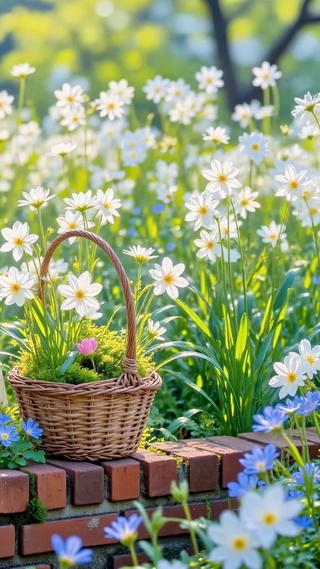 森系花园里的治愈春日