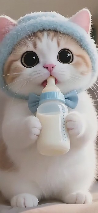 可爱小奶猫