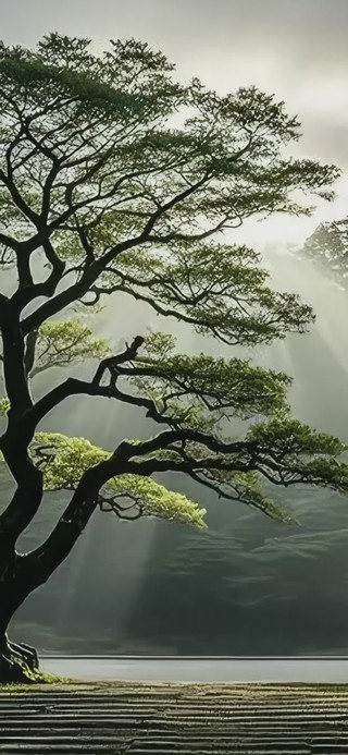 树林光影