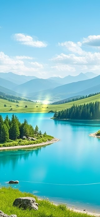 青山绿水
