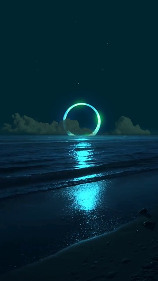 海上月轮