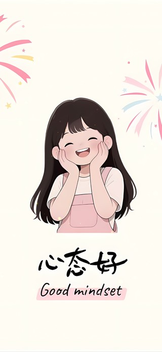 运气好心态好身体好