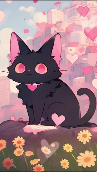 爱心猫咪