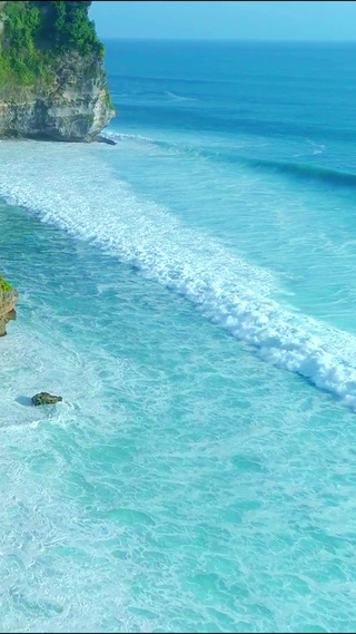 唯美壮观海岸海浪 4K