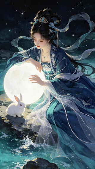 古风月光女神