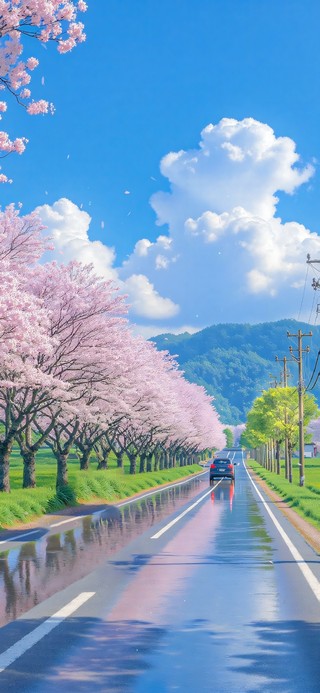 樱花铺就的旅程