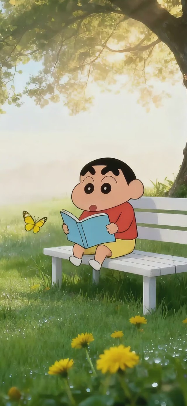 蜡笔小新悠闲午后