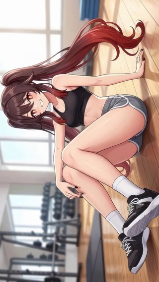 健身少女