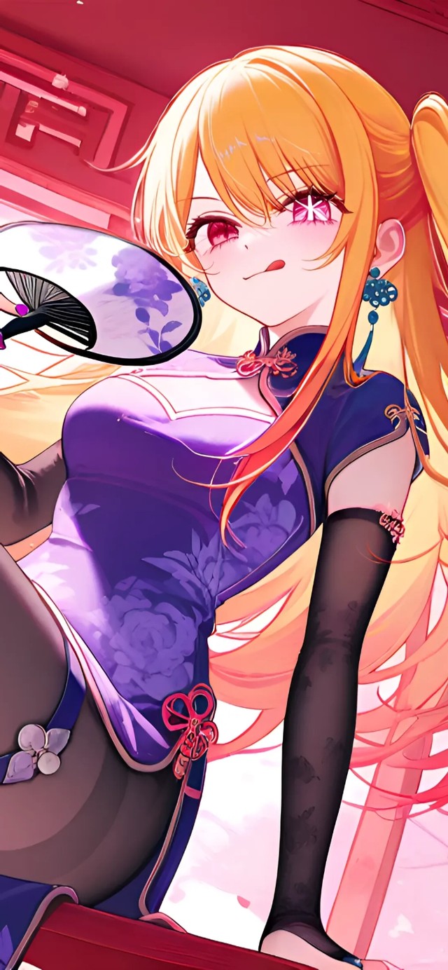 星野露比-黑丝旗袍少女