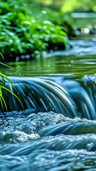 治愈小溪流水4K