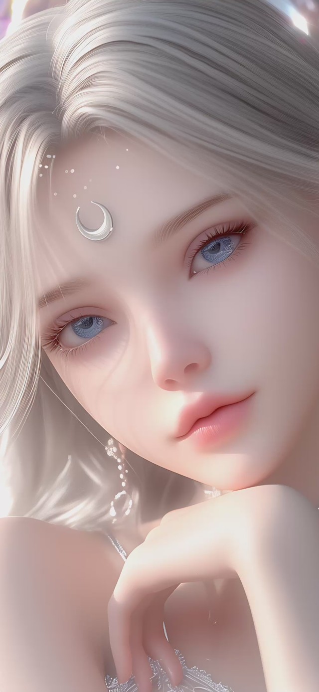 【原创】钻石爱心短发女神