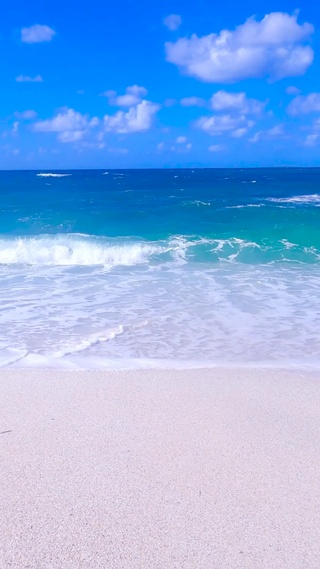 阳光蓝色海滩海浪