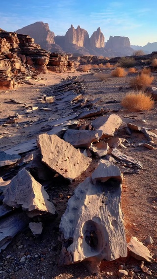 风蚀的大地，荒漠峡谷的千年史诗