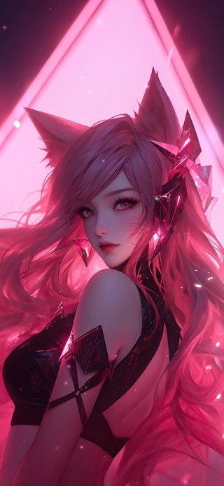 炫酷粉色阿狸
