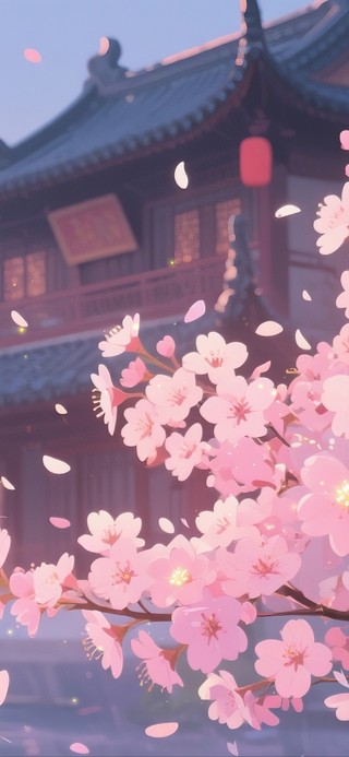 浪漫粉色樱花