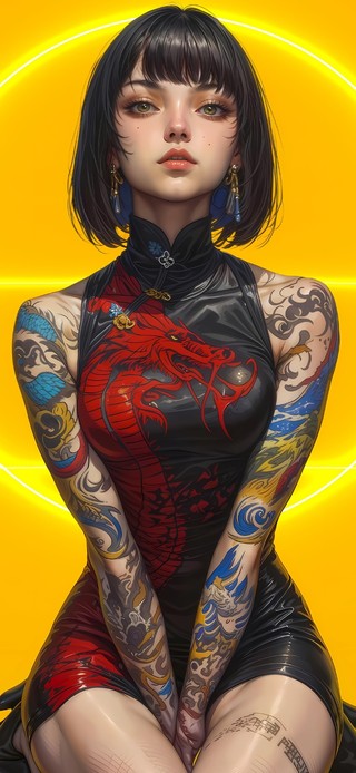 赛博美女