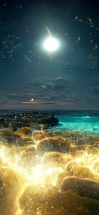 唯美星空海的眼泪