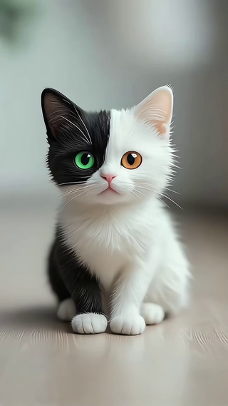 手机里的猫咪