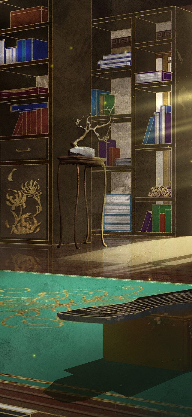 4K唯美古风书房