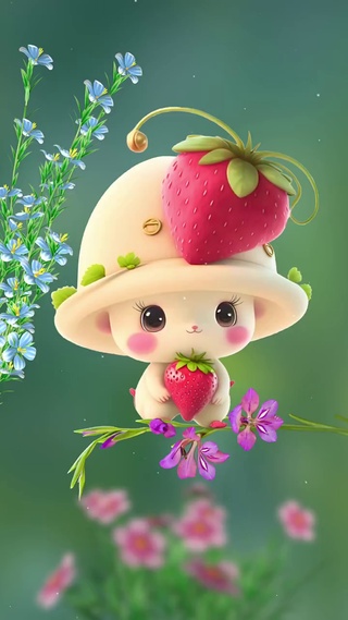 草莓小可爱兔子
