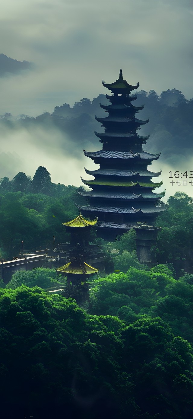 4K唯美意境 灵隐寺	