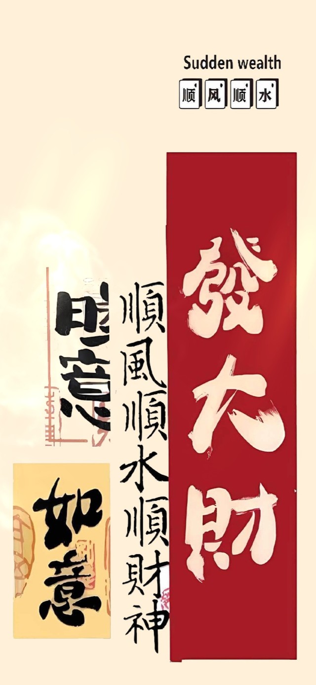 顺风顺水发大财