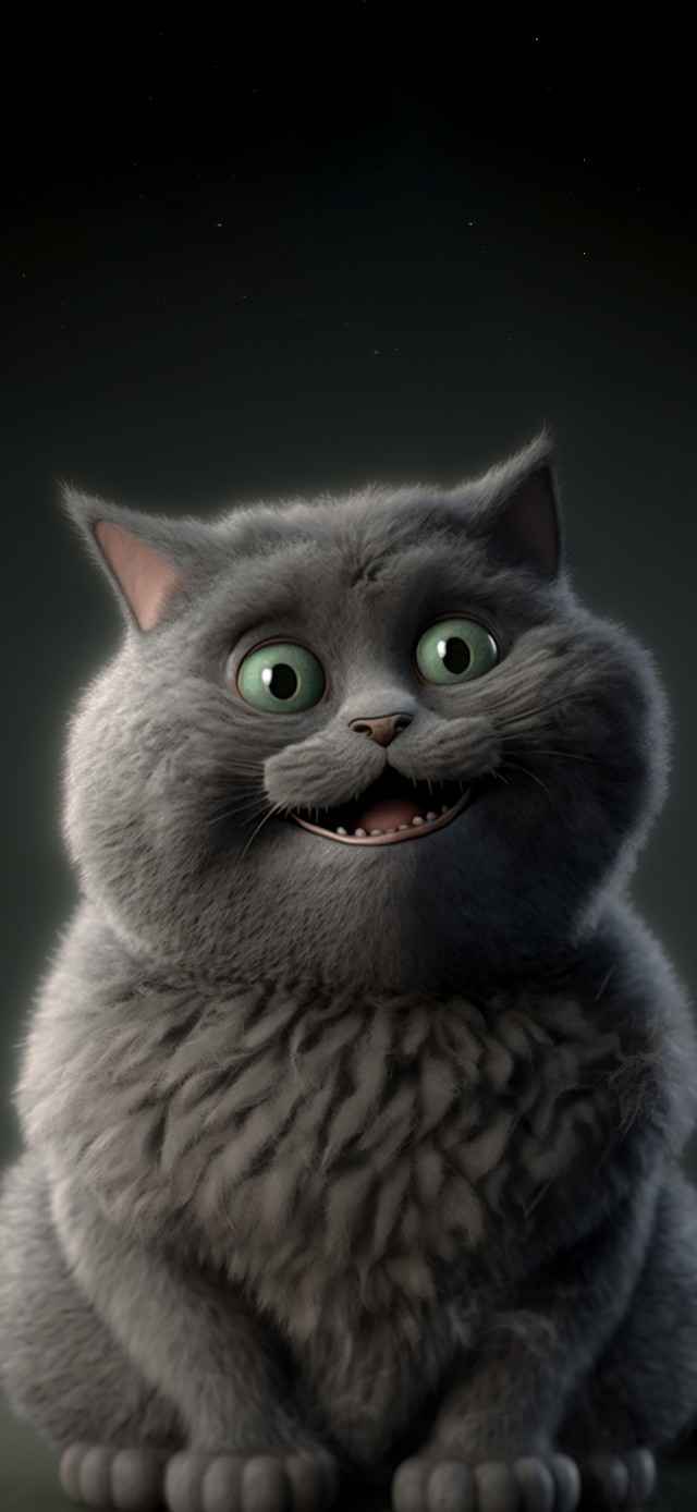 肥猫  4K黑猫咪