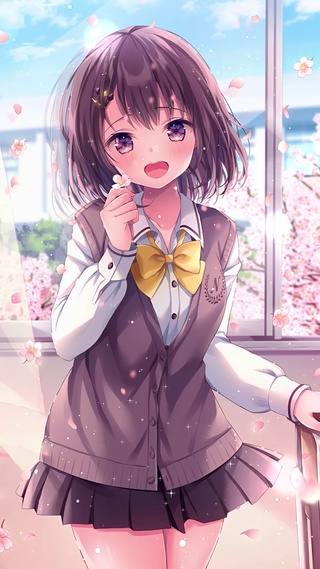 可爱春樱少女