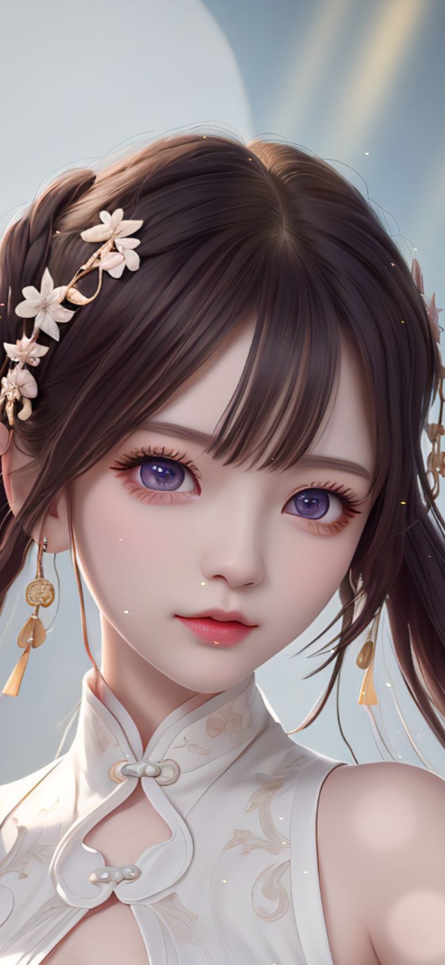 4K清纯国风女子