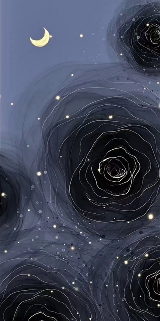 4k壁纸♥黑色忧郁