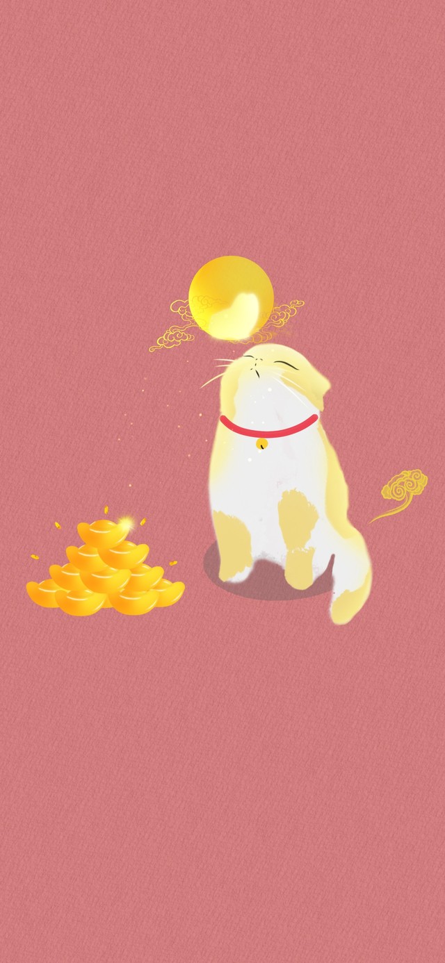 可爱金色招财猫猫
