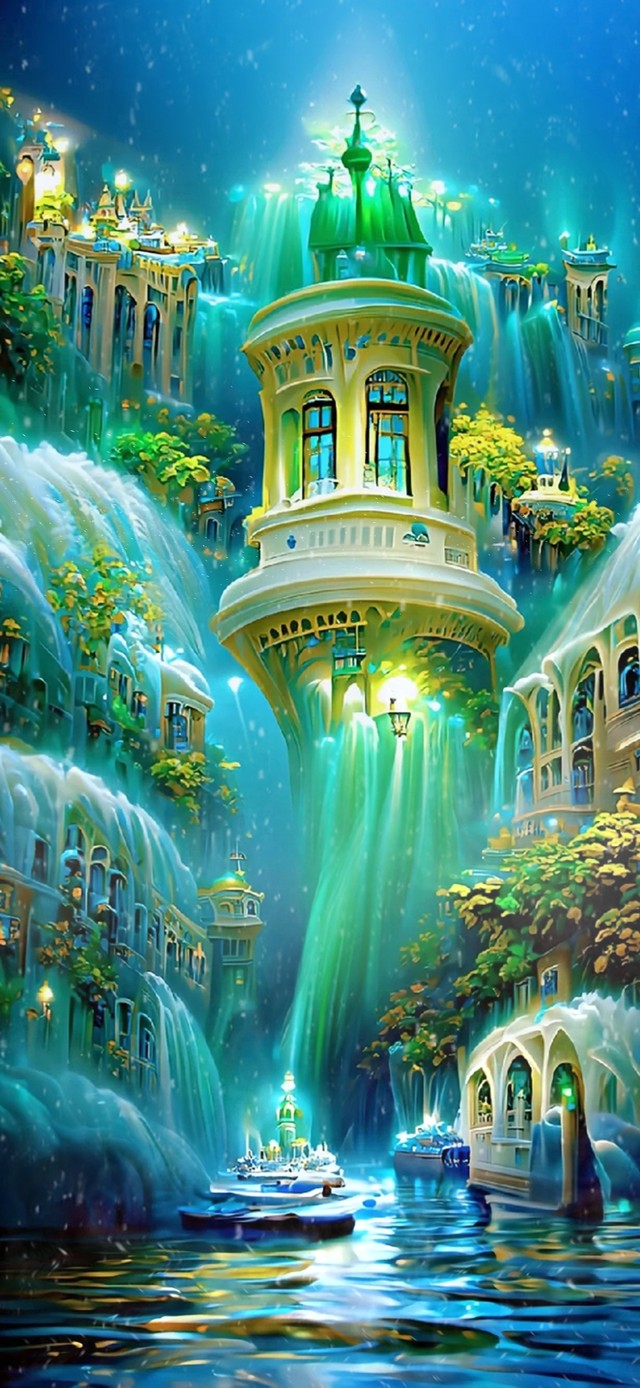 下雪了~4K浪漫城堡