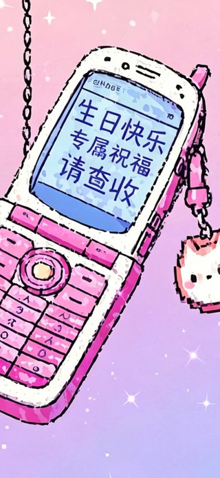 花漾壁纸|粉紫复古手机