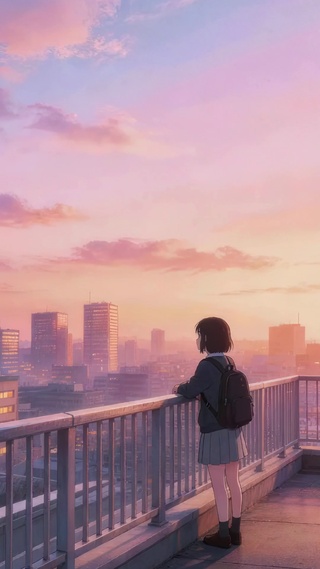 天台少女