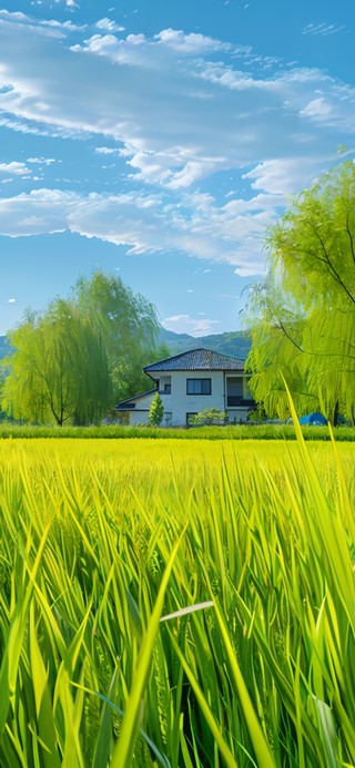 风吹麦浪
