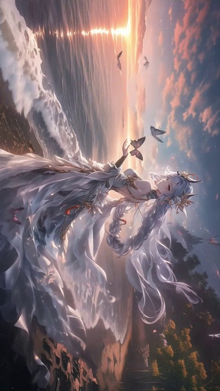 申鹤丨银裳沧澜丨