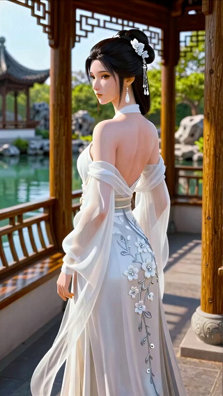 亭畔回眸