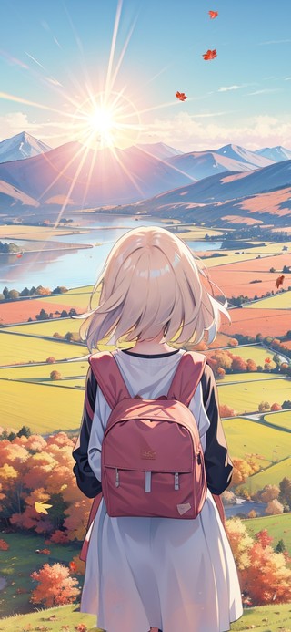 秋叶少女