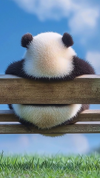 可爱的小熊猫