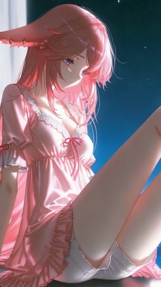 夜色里的温柔神子