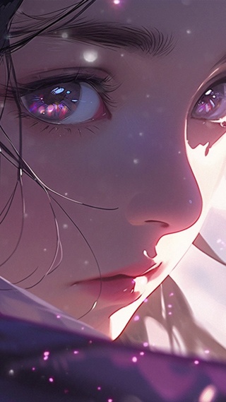 紫眸少女