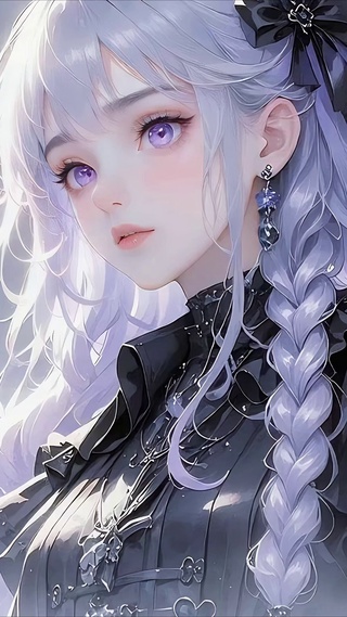 教堂里的少女