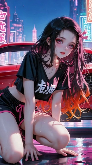 霓虹超跑美少女祢豆子