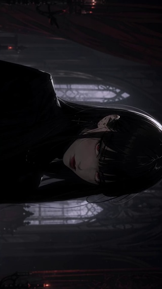 黑长直少女