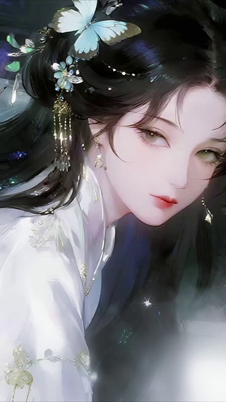 白蝶古风少女