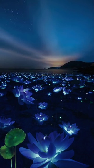 星空荷花